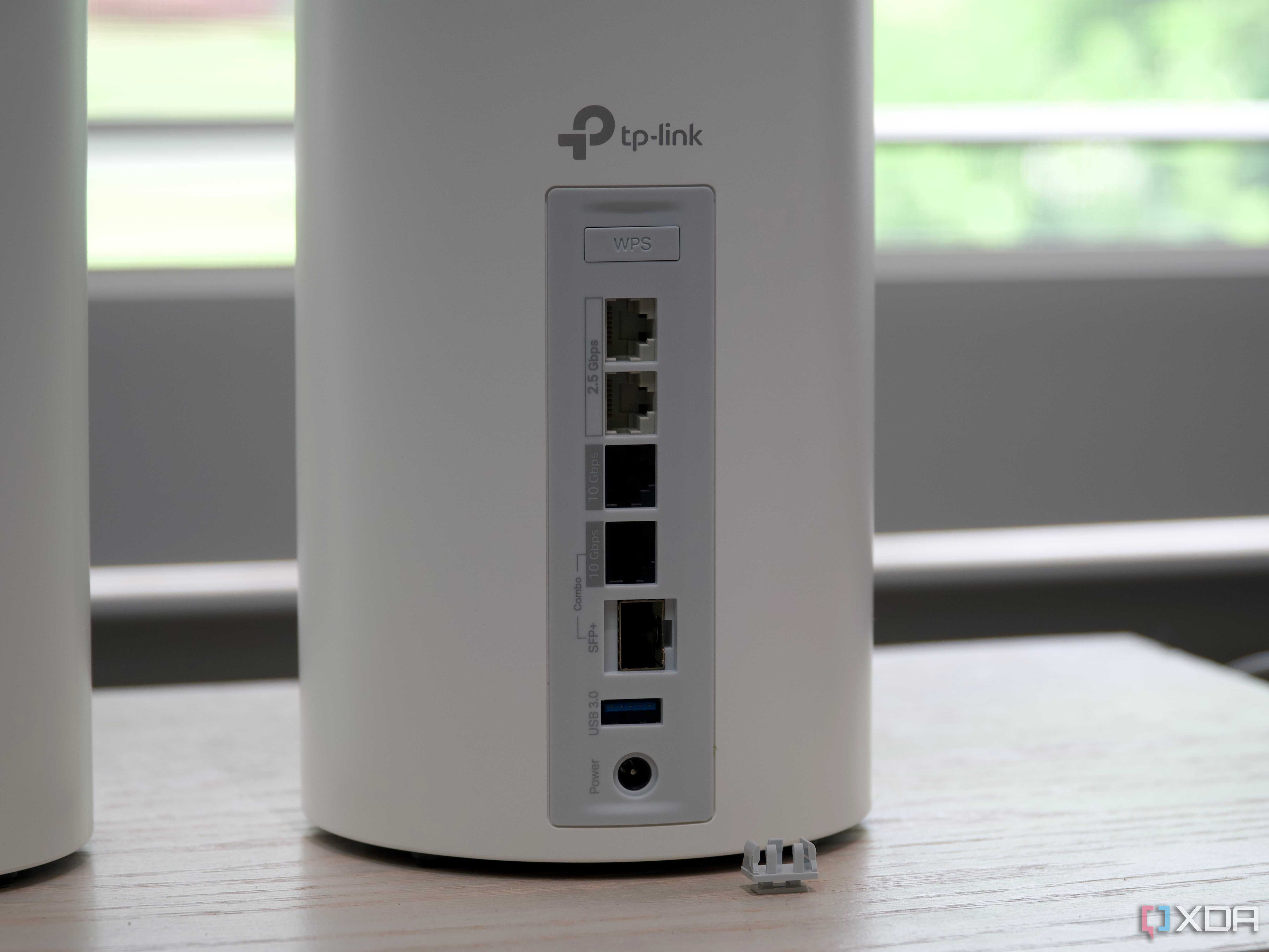 TP-Link Deco BE85 mesh system: Each node has two 2.5Gbps ports and two 10Gbps ports for wired devices
