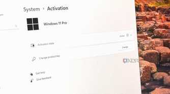 Windows 11 activation page