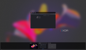 Screenshot of task view in Windows 11 showing two virtual desktops