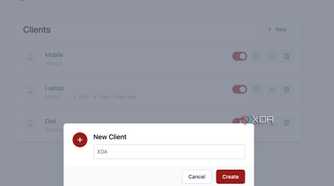 wireguard easy setup new client setup page
