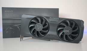 Front shot of the AMD Radeon RX 7800 XT
