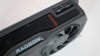 AMD Radeon RX 7800 XT power input