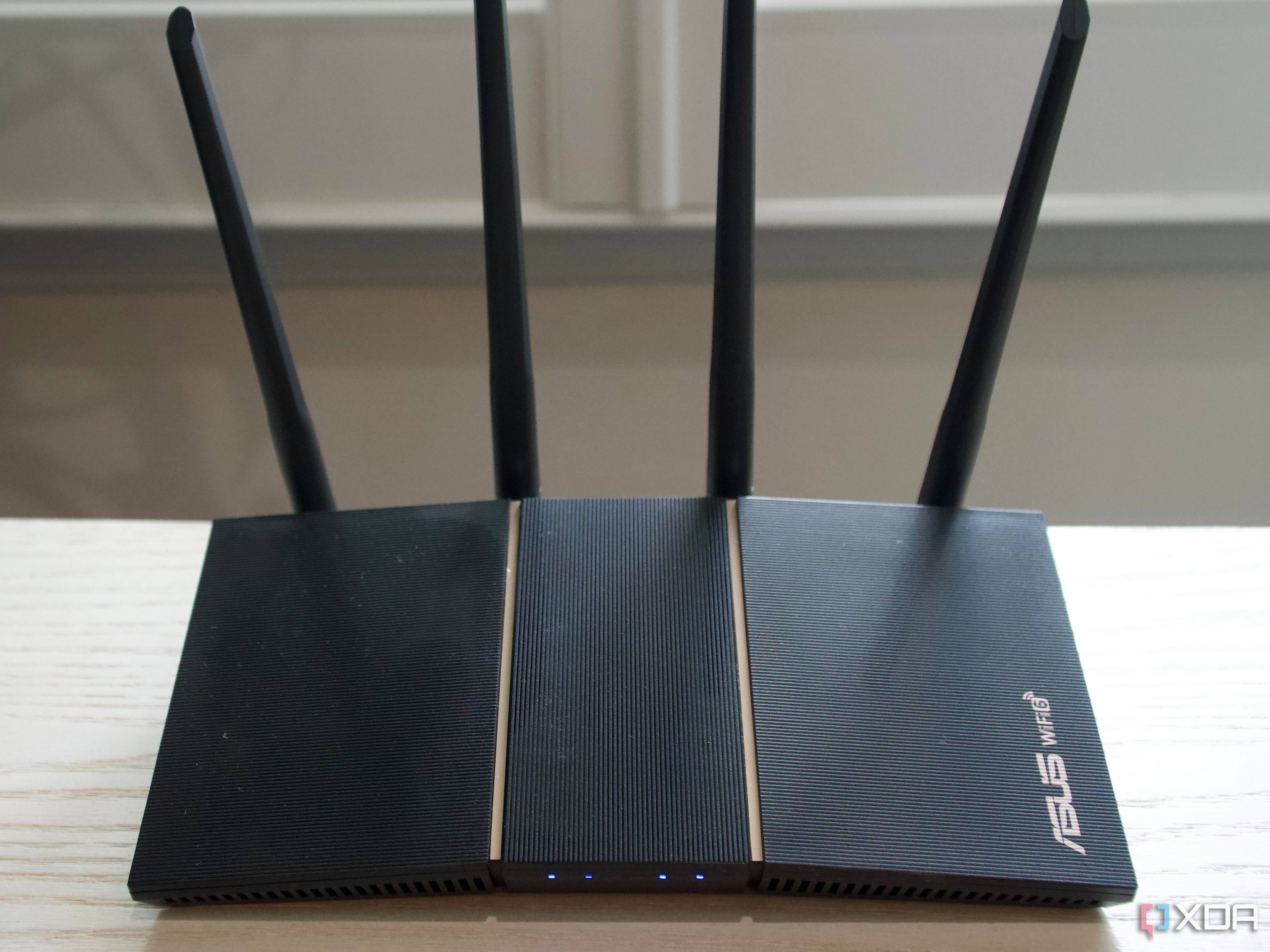 Asus RT-AX57 from the front