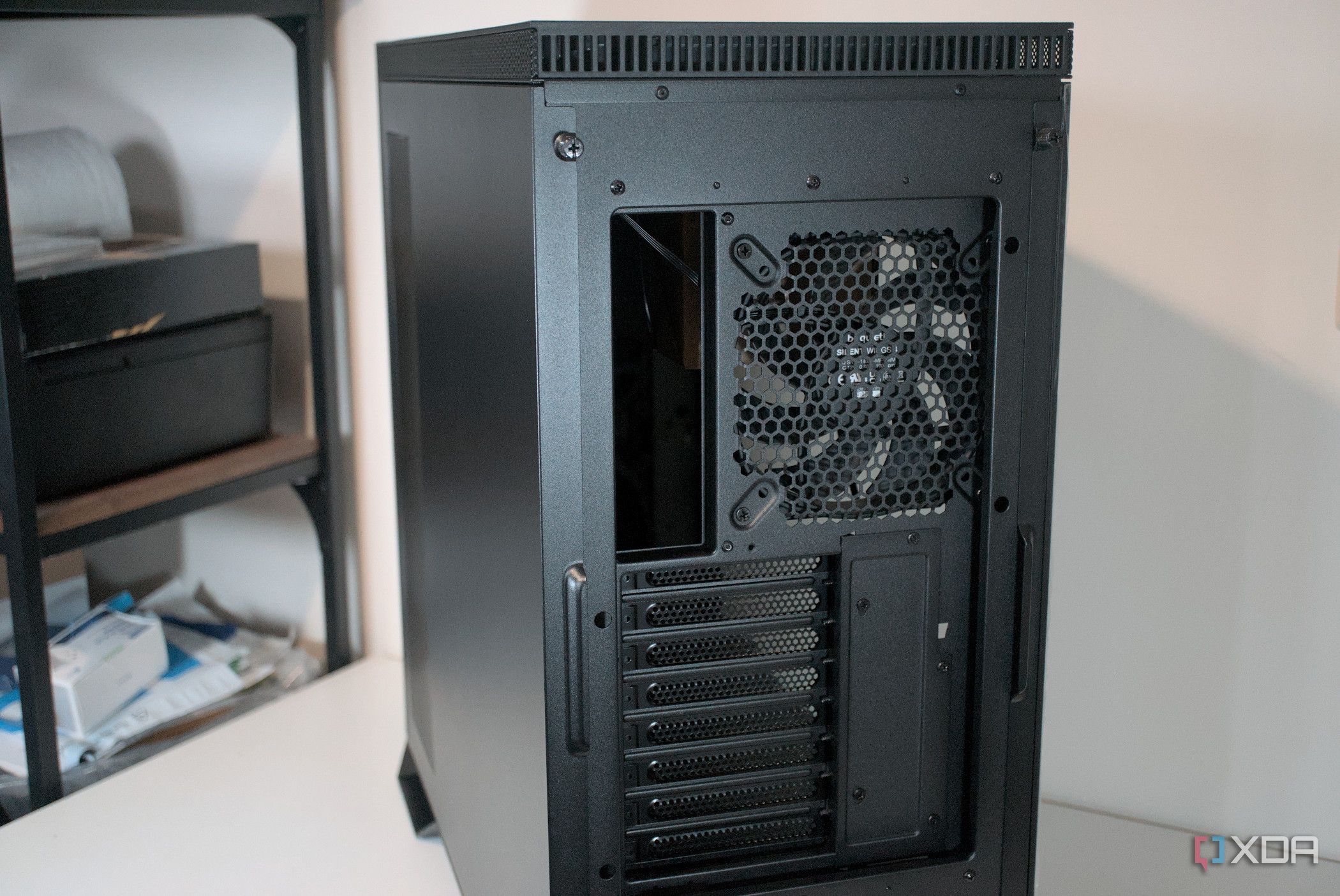 Rear of the be quiet! Dark Base Pro 901