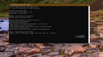 The Check Disk Command in Command Prompt