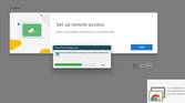Set up remote access in the Chrome remote desktop app