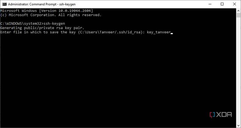 Command Key Sngh Image How to generate SSH keys on Windows