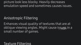 Enhancements option in Dolphin Emulator where you can access internal resolution, anti-aliasing, add post-processing effects, and more