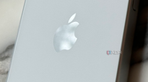 The frosted back glass of the iPhone 15.