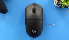 G Pro X Superlight 2 sitting next to a plant