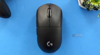 G Pro X Superlight 2 sitting next to a plant