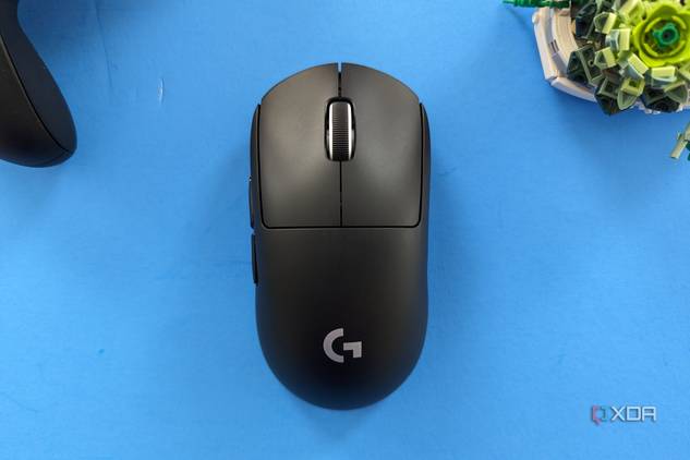 G Pro X Superlight 2 sitting next to a plant
