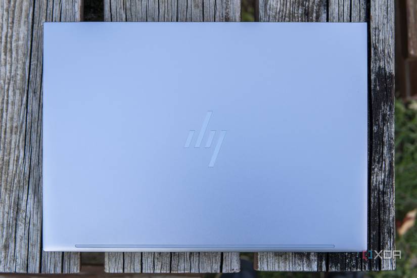 Overhead view of the HP ZBook Firefly14 G10 with the lid closed.