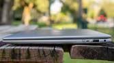 Right-side view of the HP ZBook Firefly 14 G10 showing a USB Type-A port, headphone jack, and a Kensignton lock slot.