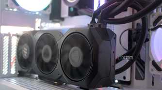 GPU inside the HYTE Y40 Snow White Edition
