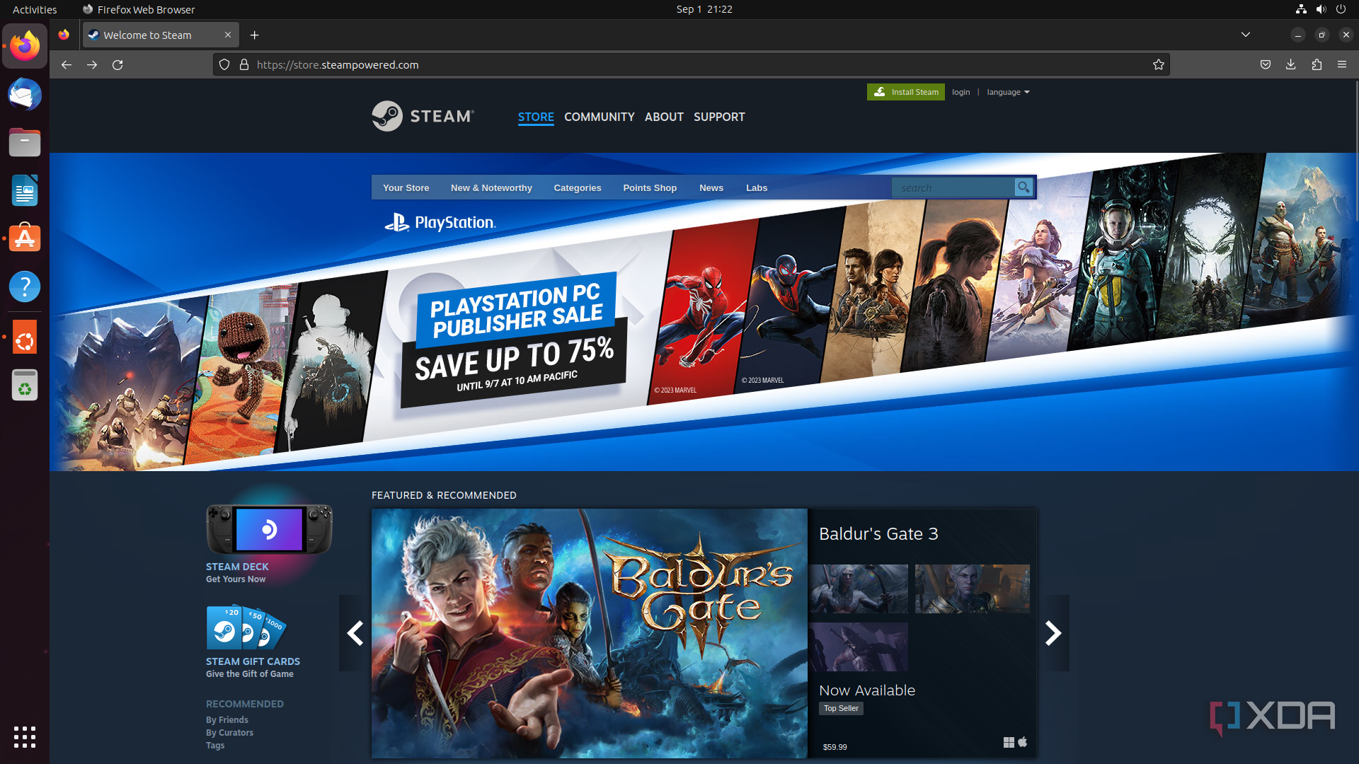 Install Steam Linux Debian.