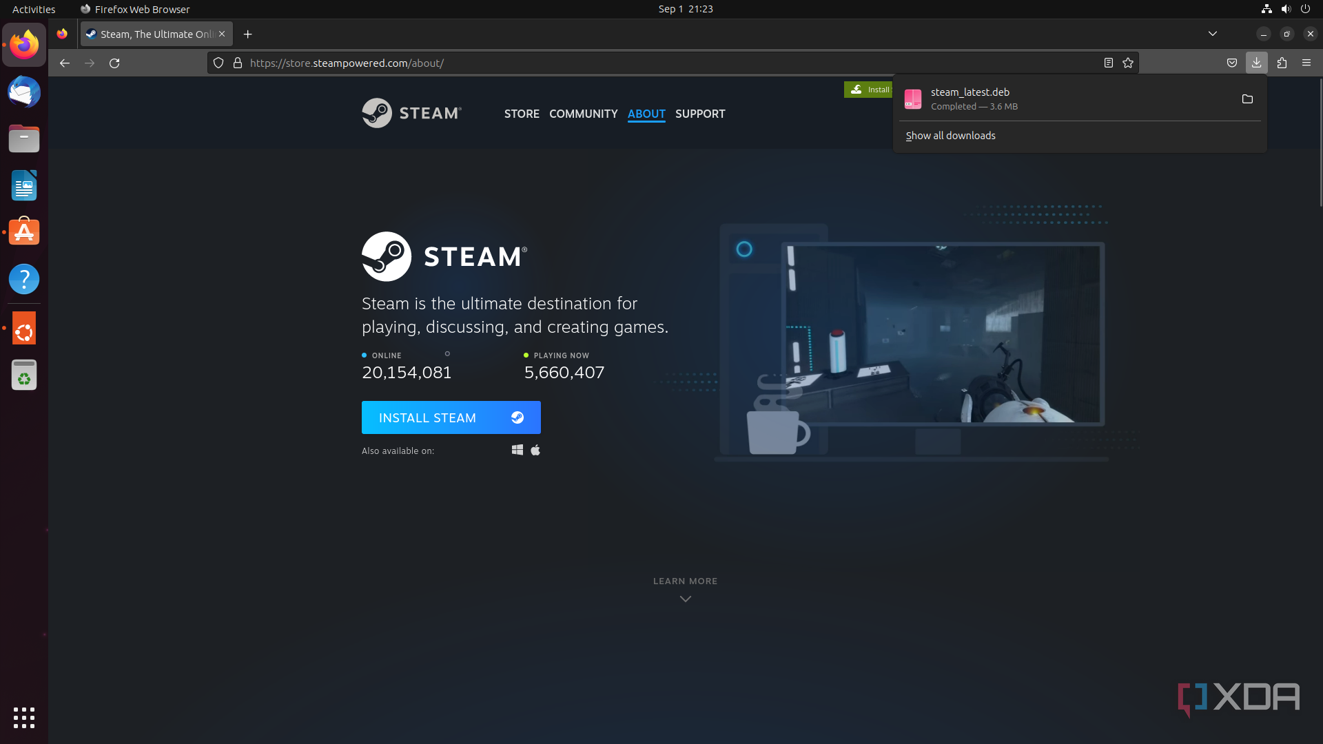 Install Steam Linux Debian