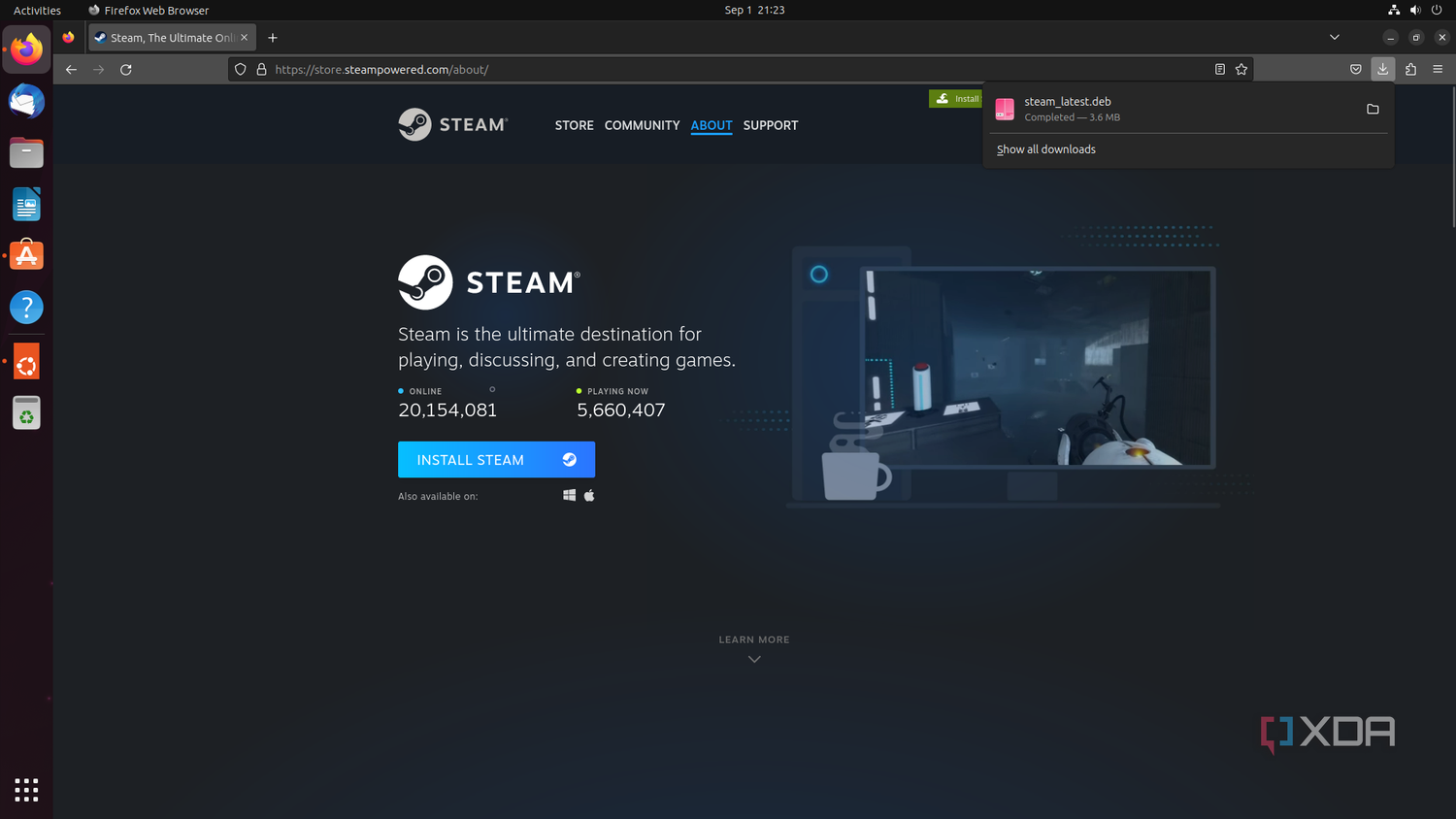 Install Steam Linux Debian