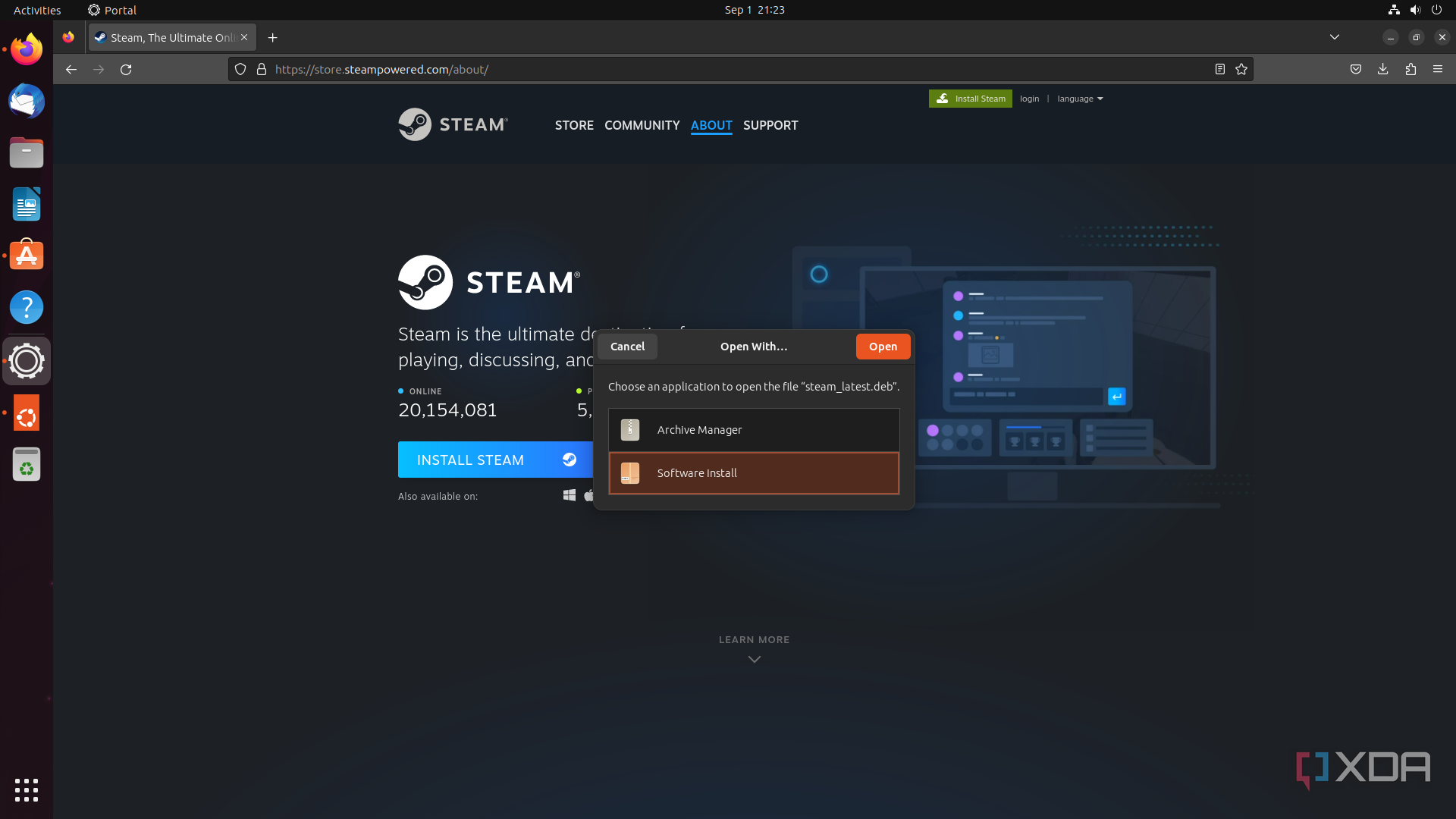 Install Steam Linux Debian