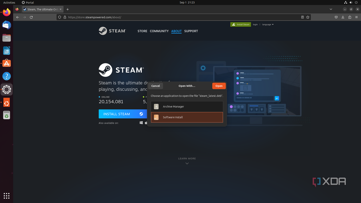 Install Steam Linux Debian