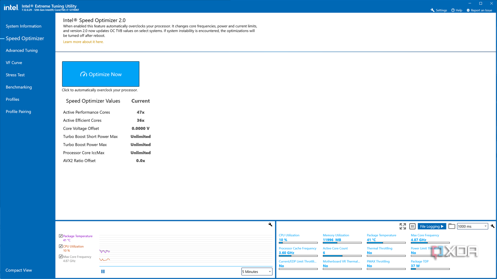 Intel Computer Optimizer How to use Intel Extreme Tuning Utility