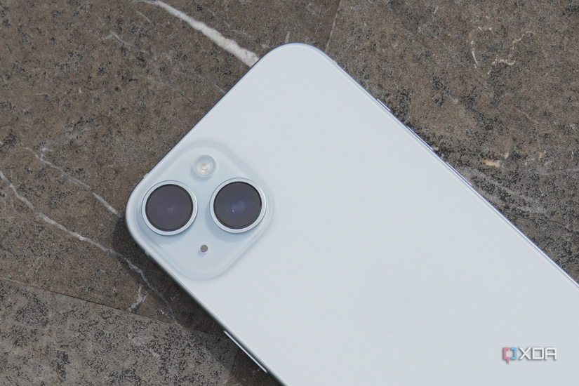 The iPhone 15's rear camera system. 