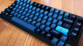 The Keychron Q1 Pro on the floor at an angle