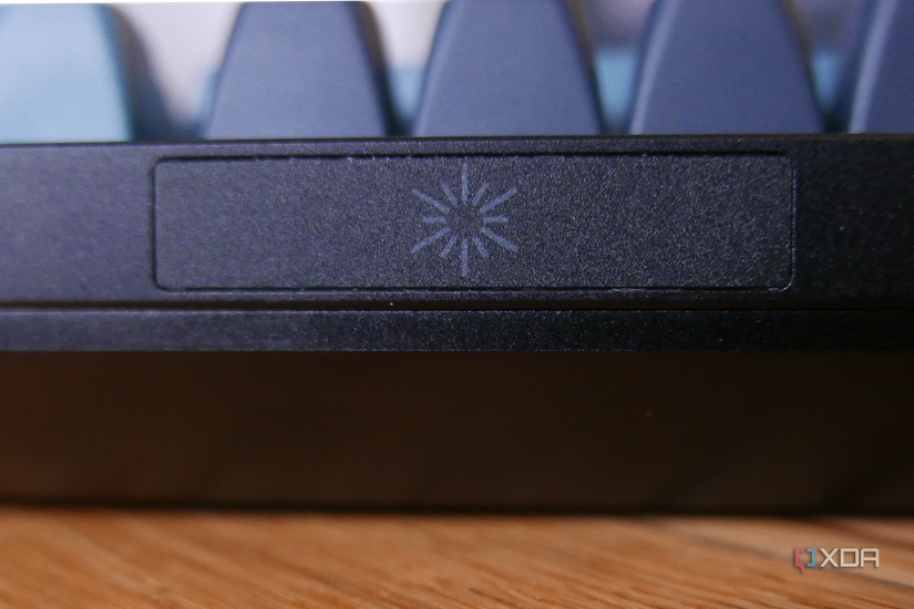The Keychron Q1 Pro Bluetooth on the back
