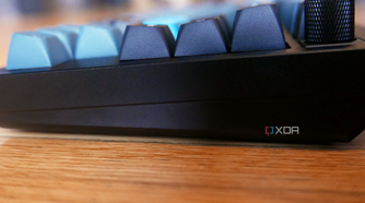 The Keychron Q1 Pro side profile, which shows how tall the keycaps are