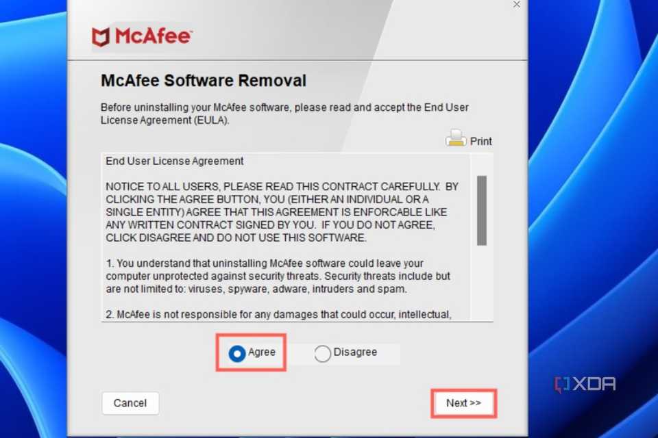 A screenshot of MCPR.exe.