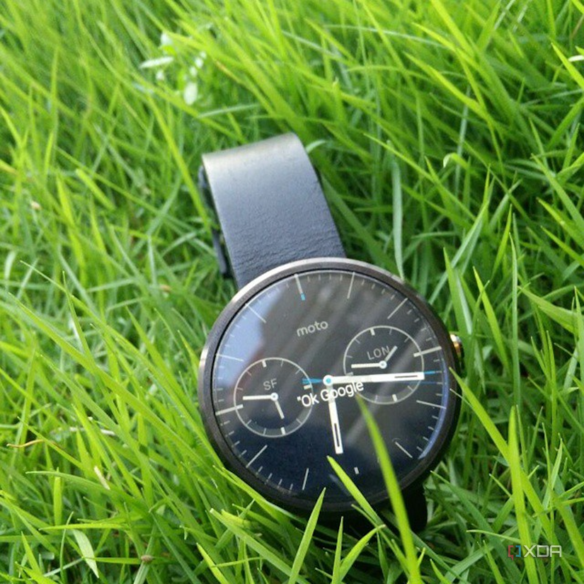 First Android Watch The Moto 360 came out 9 years ago and set the standard for Wear OS ...