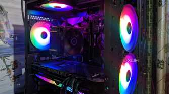 An image depicting the internals of an MSI MAG Forge 110R case