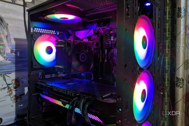 An image depicting the internals of an MSI MAG Forge 110R case