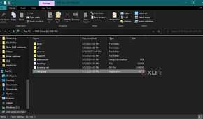 Screenshot of File Explorer in Windows 10 showing the contents of a virtual DVD drive, which include the Windows 11 setup files