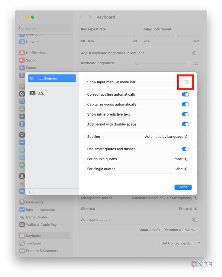 How to easily insert special characters on an Apple Mac