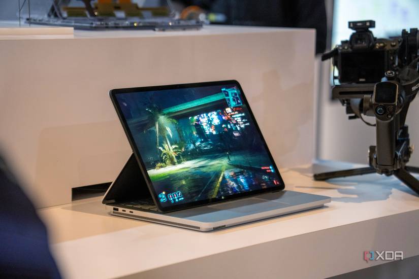 Surface Laptop Studio 2 in convertible positon