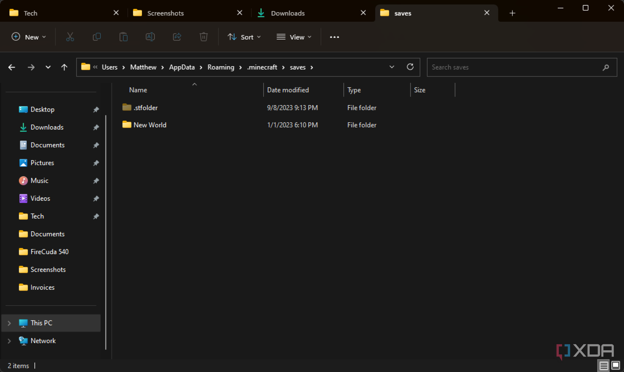 SyncThing Minecraft saves synced.