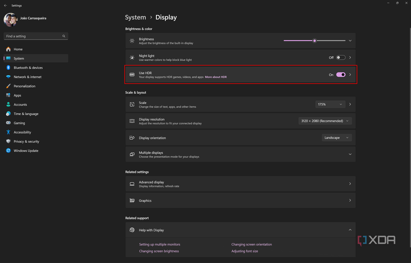 How to use the HDR Calibration app on Windows 11