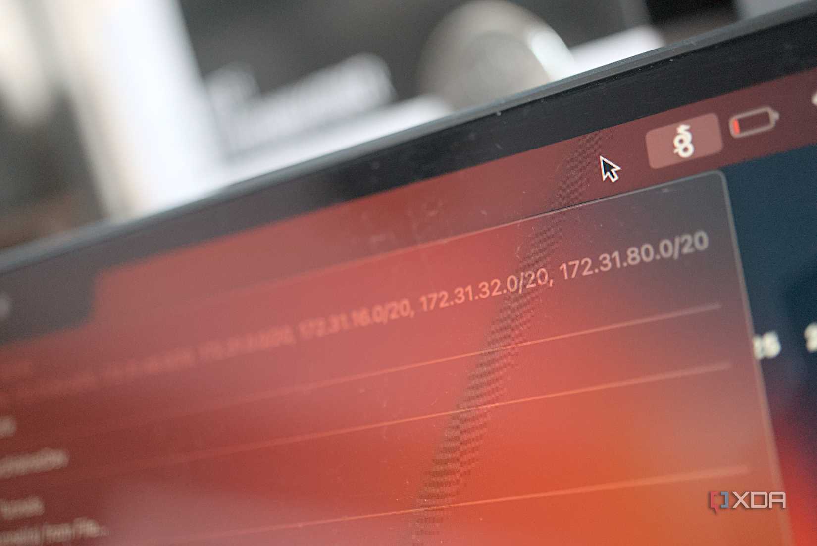 WireGuard close-up shot