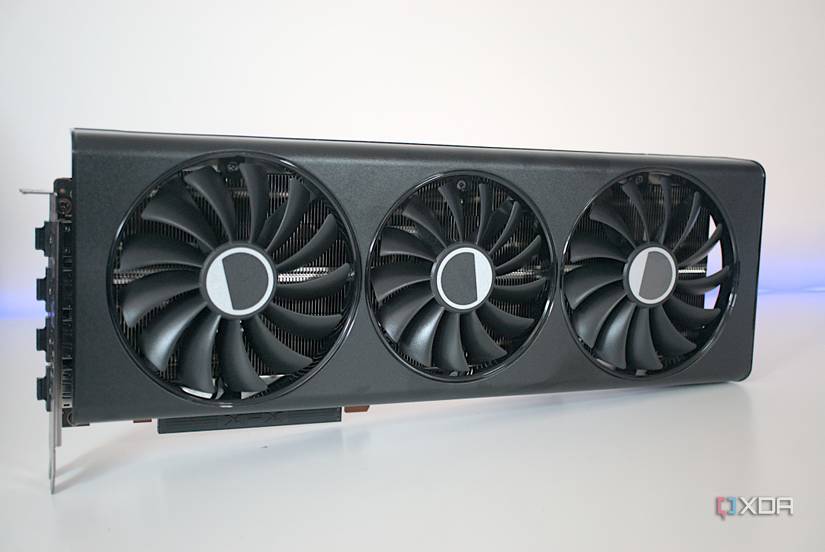 Front of the XFX Radeon RX 7700 XT Speedster 319