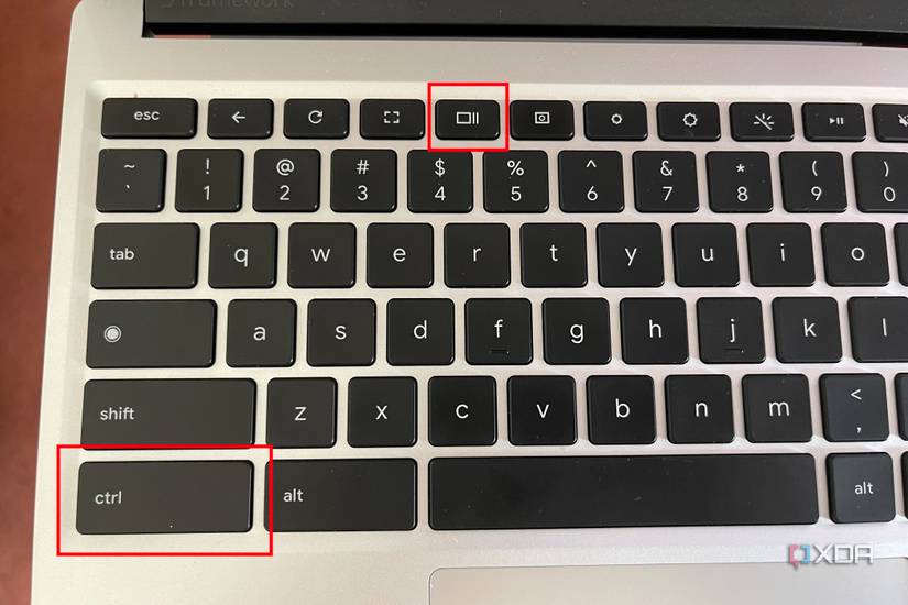 Shortcut for sceenshots on a Chromebook