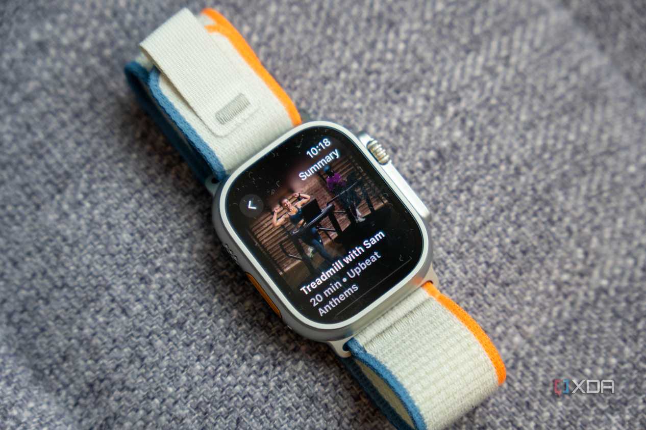 Apple Watch Ultra 2 showing exercise information