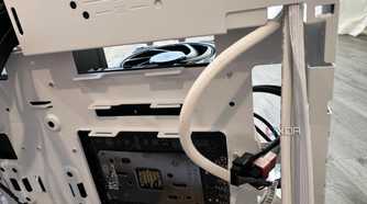 Cooler Master Qube 500 cable management tie downs
