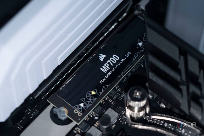 Corsair MP700 in M2 SSD slot of a motherboard