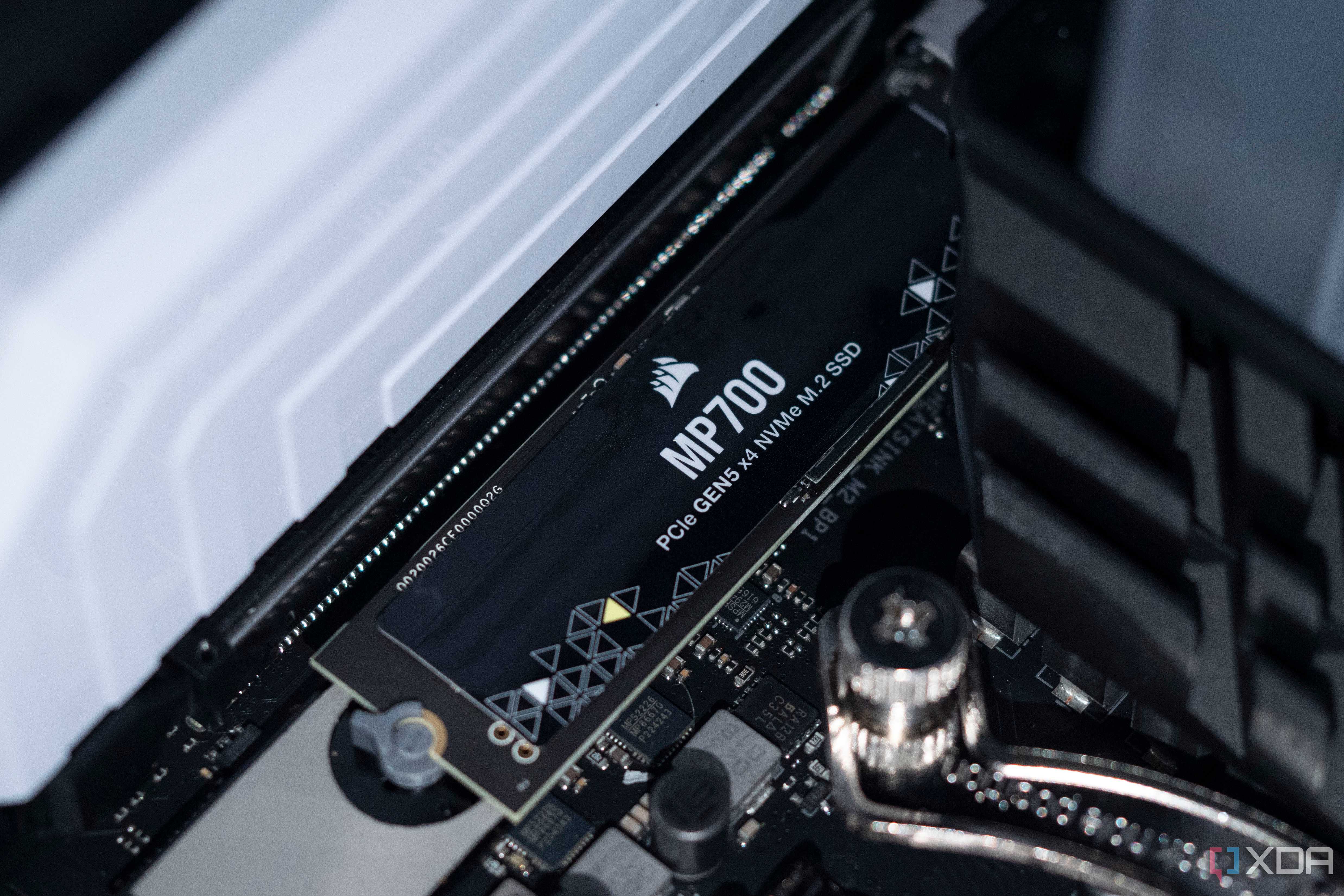 Corsair MP700 in M2 SSD slot of a motherboard