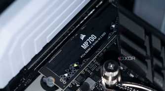 Corsair MP700 in M2 SSD slot of a motherboard