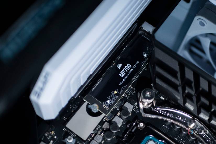 Corsair MP700 in a motherboard