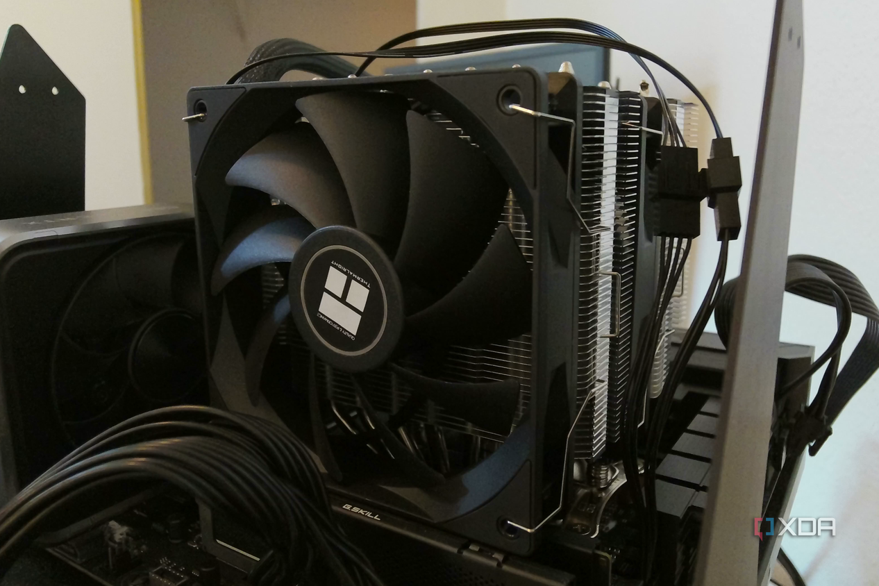 The Thermalright Phantom Spirit CPU cooler.