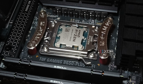 Ryzen 7 7800X3D in a motherboard.
