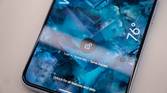 A closeup shot of the Pixel 8 Pro's display